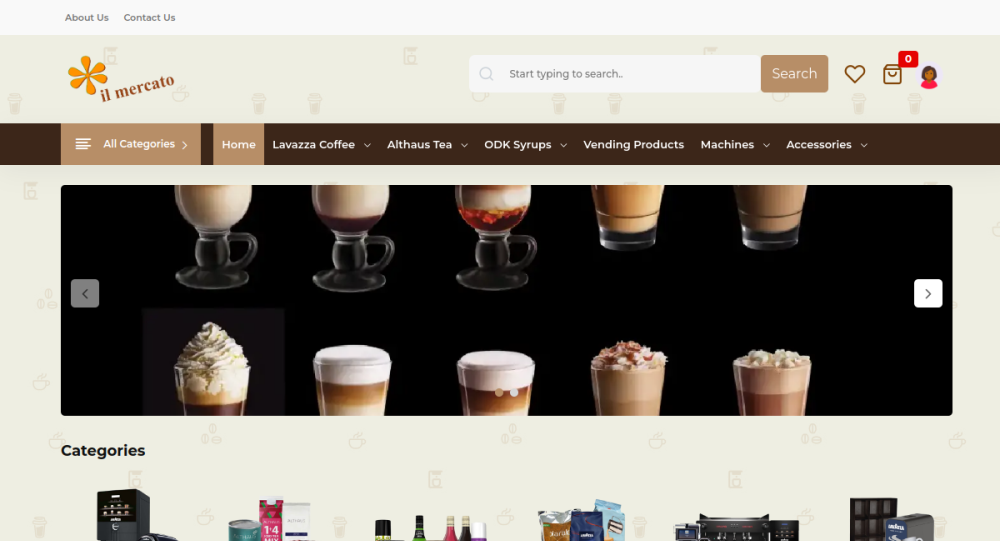 Il Mercato Bahrain Website Screenshot